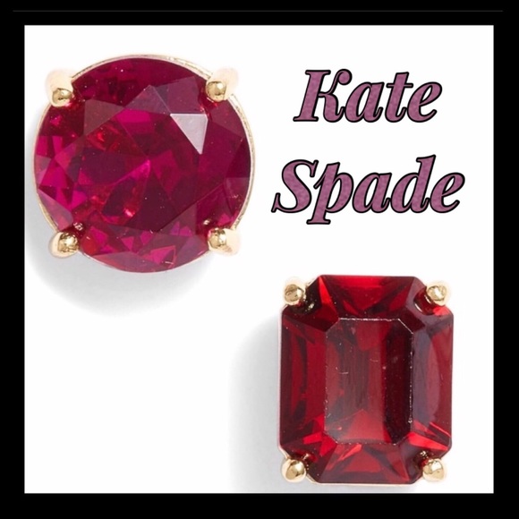 ❤️NWT❤️Kate Spade ruby mismatched earrings